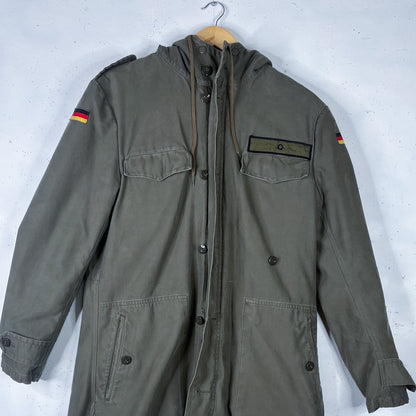 88 H Winnen GMBH Co Cold War Army Green Parka 2 in 1 (S-M)