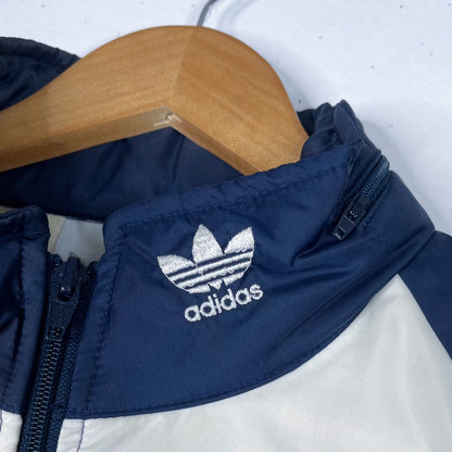 90's Adidas Blue / White Lined Tracksuit (M)