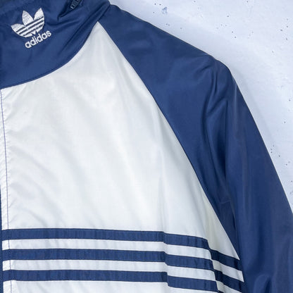 90's Adidas Blue / White Lined Tracksuit (M)