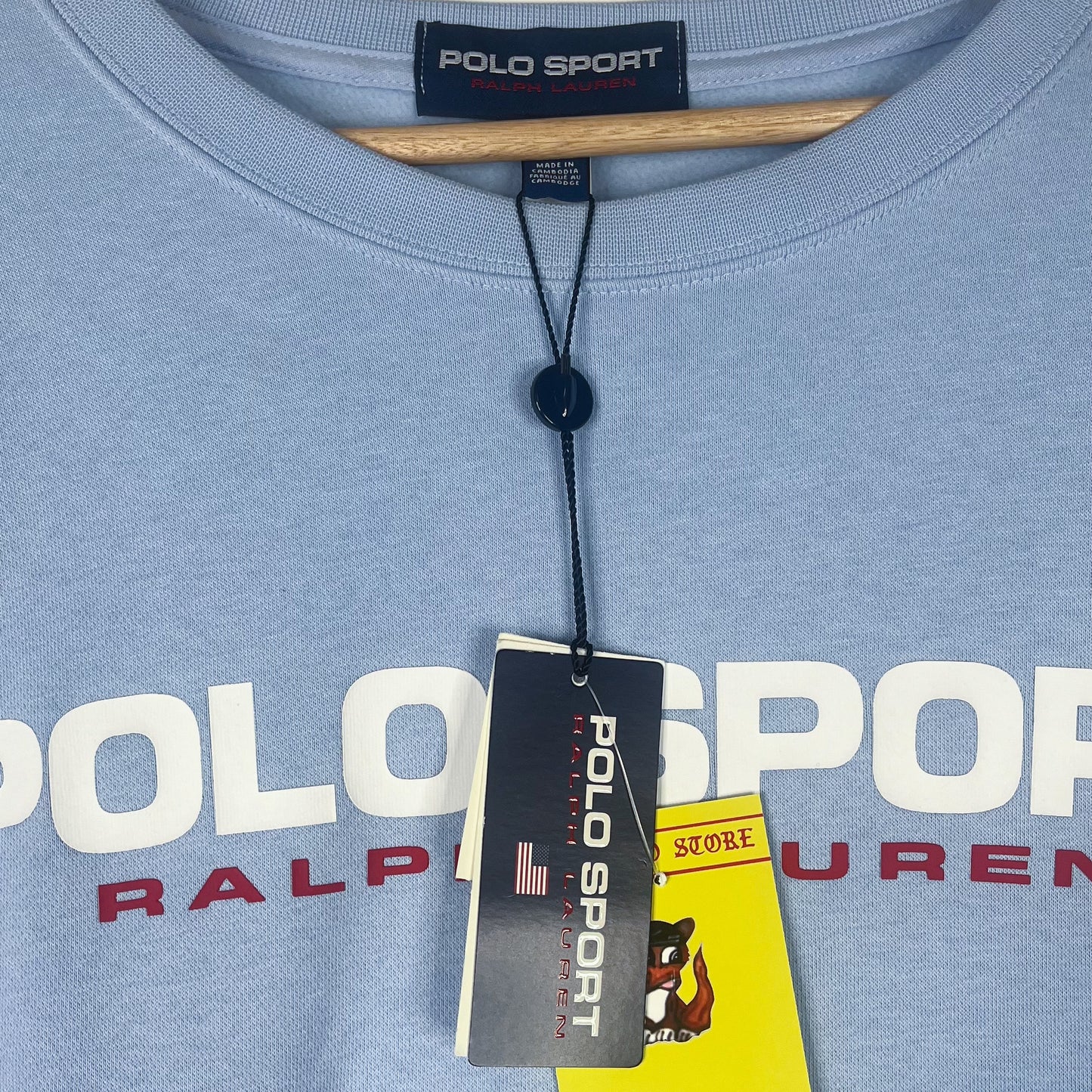 Ralph Lauren Polo Sport Baby Blue Crewneck New (XXL)