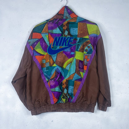 Booty Nike Vintage Patchwork Graphic Jacket (Women's L)