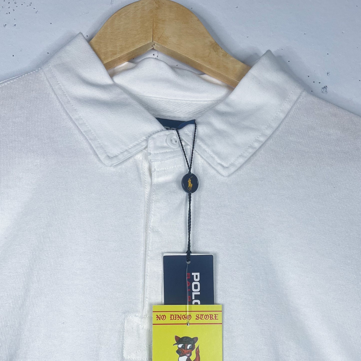 Ralph Lauren Polo Sport Big Spellout White Rugby Polo New (XXL)