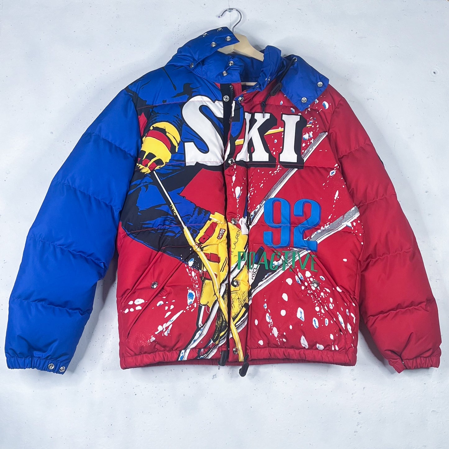 Ralph Lauren 92 Downhill Ski Thick Red Puffer New (M)