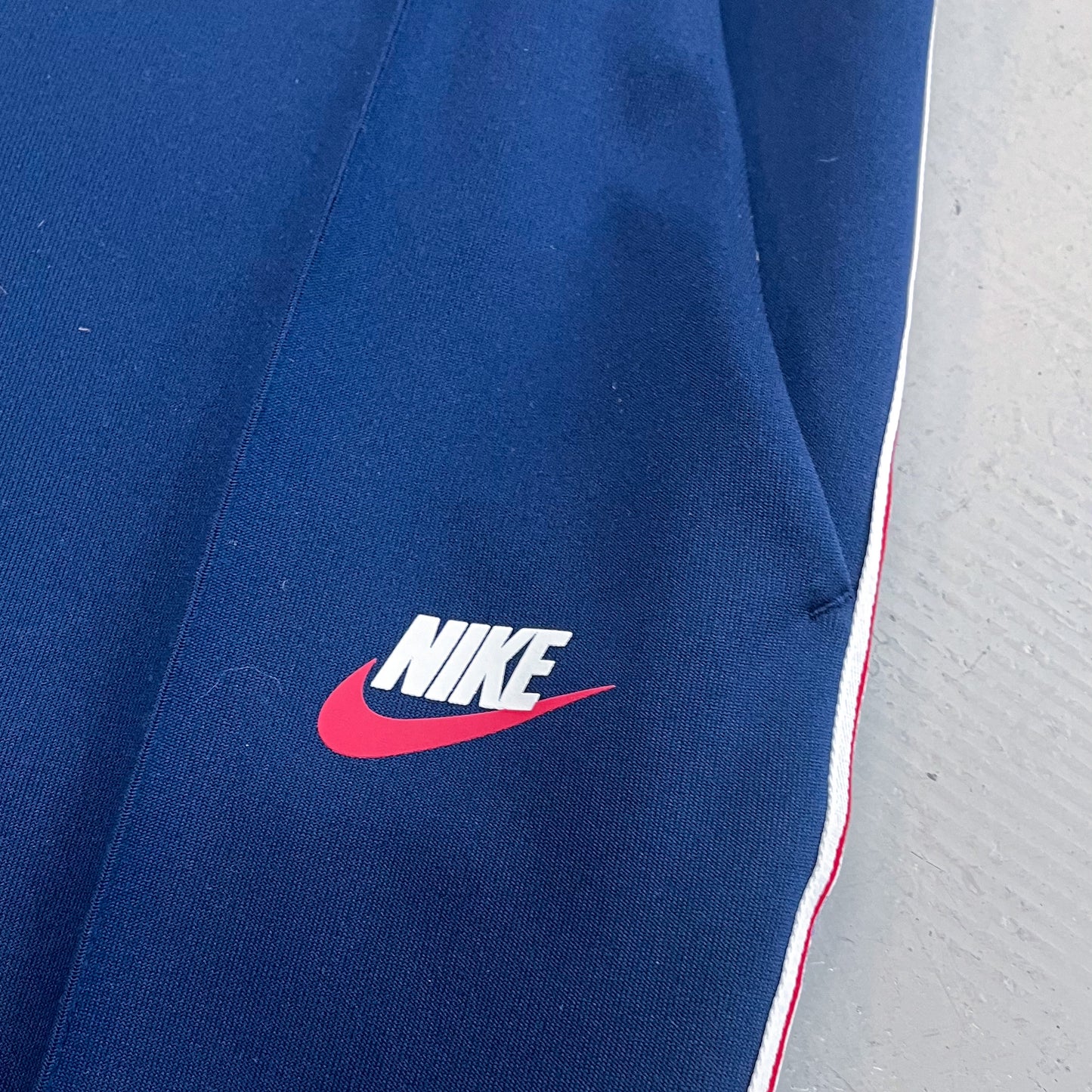 Nike "N" All Over Side Print Trackpants Navy (S)