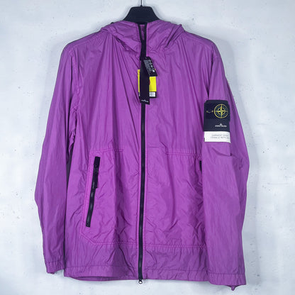 Stone Island NY Crinkle Reps Jacket Purple New (XXL)