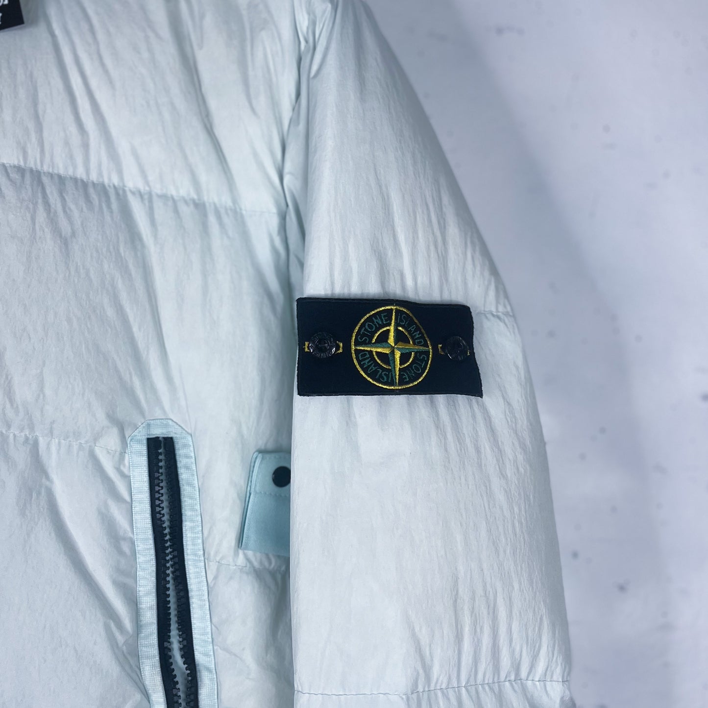 Stone Island Garment Dyed Crinkle Reps NY Down 'Ice' (XL)