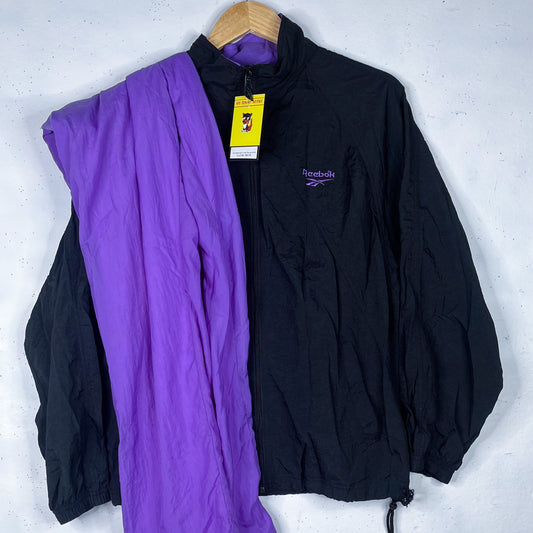 90's Reebok Black / Purple Track Set Full (M)