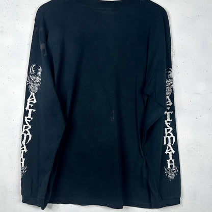 Aftermath Skull Longsleeve Black Tee (M-L)