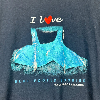 "I Love Blue Footed Boobies" Navy Tee (XXXL)