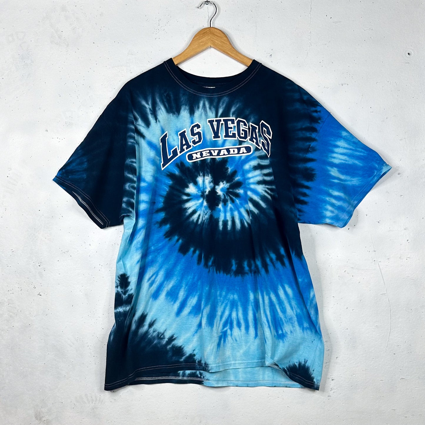 Las Vegas Nevada Blue Tie Dye Tee (XXL)