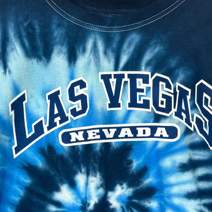 Las Vegas Nevada Blue Tie Dye Tee (XXL)