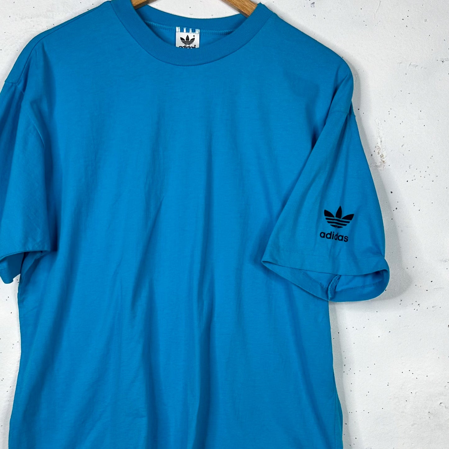 90's Single Stitch Adidas Teal Made In Aus Tee (XL)