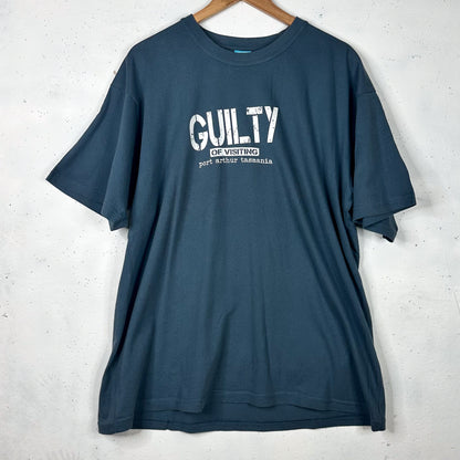 Guilty of Visiting Port Arthur Blue Tee (XXL)