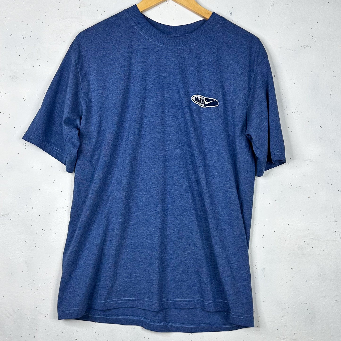 Booty Nike Blue Tee Embroidered Logo (L)