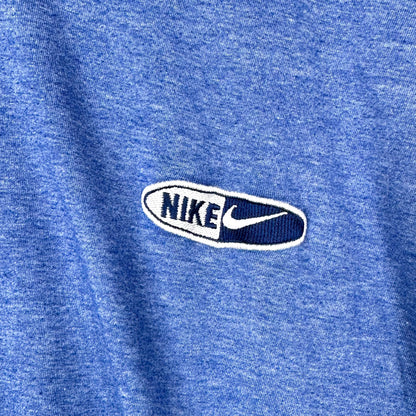 Booty Nike Blue Tee Embroidered Logo (L)