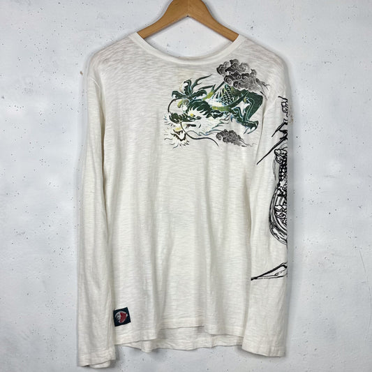 Oriental White Dragon Longsleeve (L)