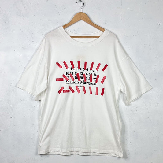 Mason Margiela Number White Tee (XXL~)