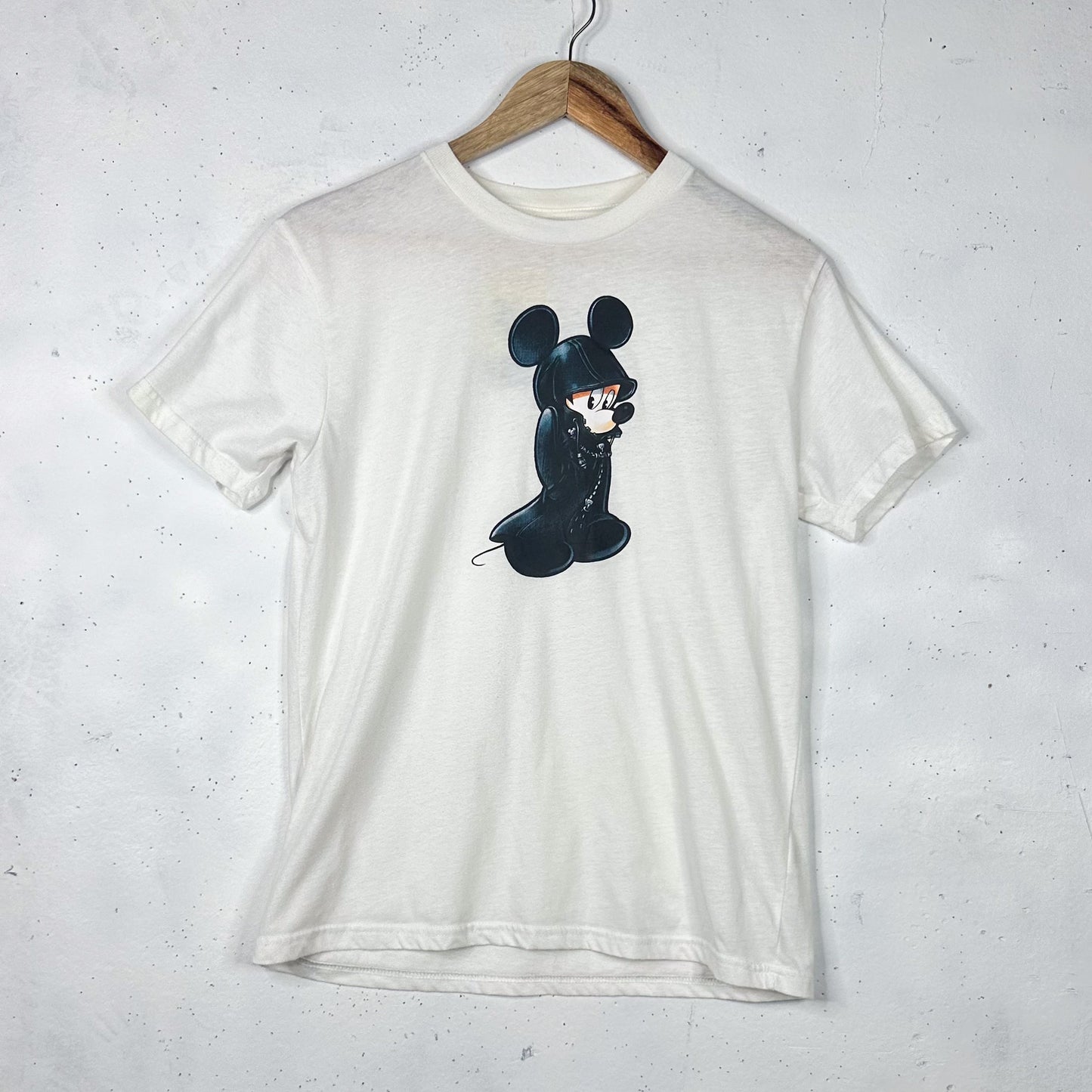 Kingdom Hearts King Mickey White Tee (Women's M, Men's S~)