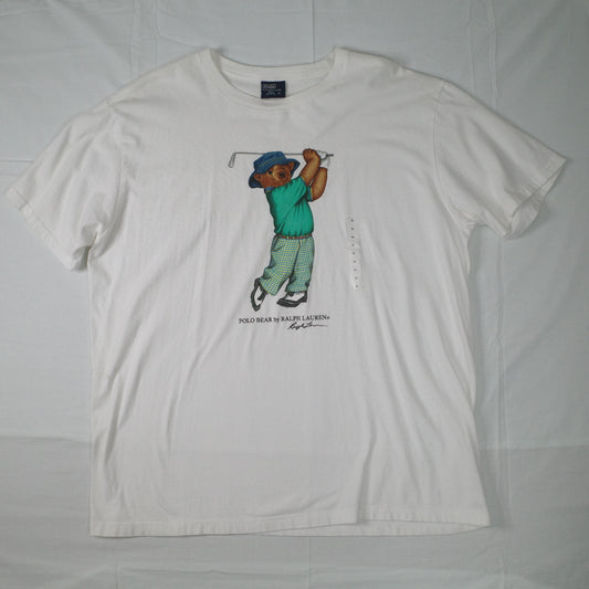 Polo Ralph Lauren Vintage Polo Bear Golf 1990s Mens XL NWT