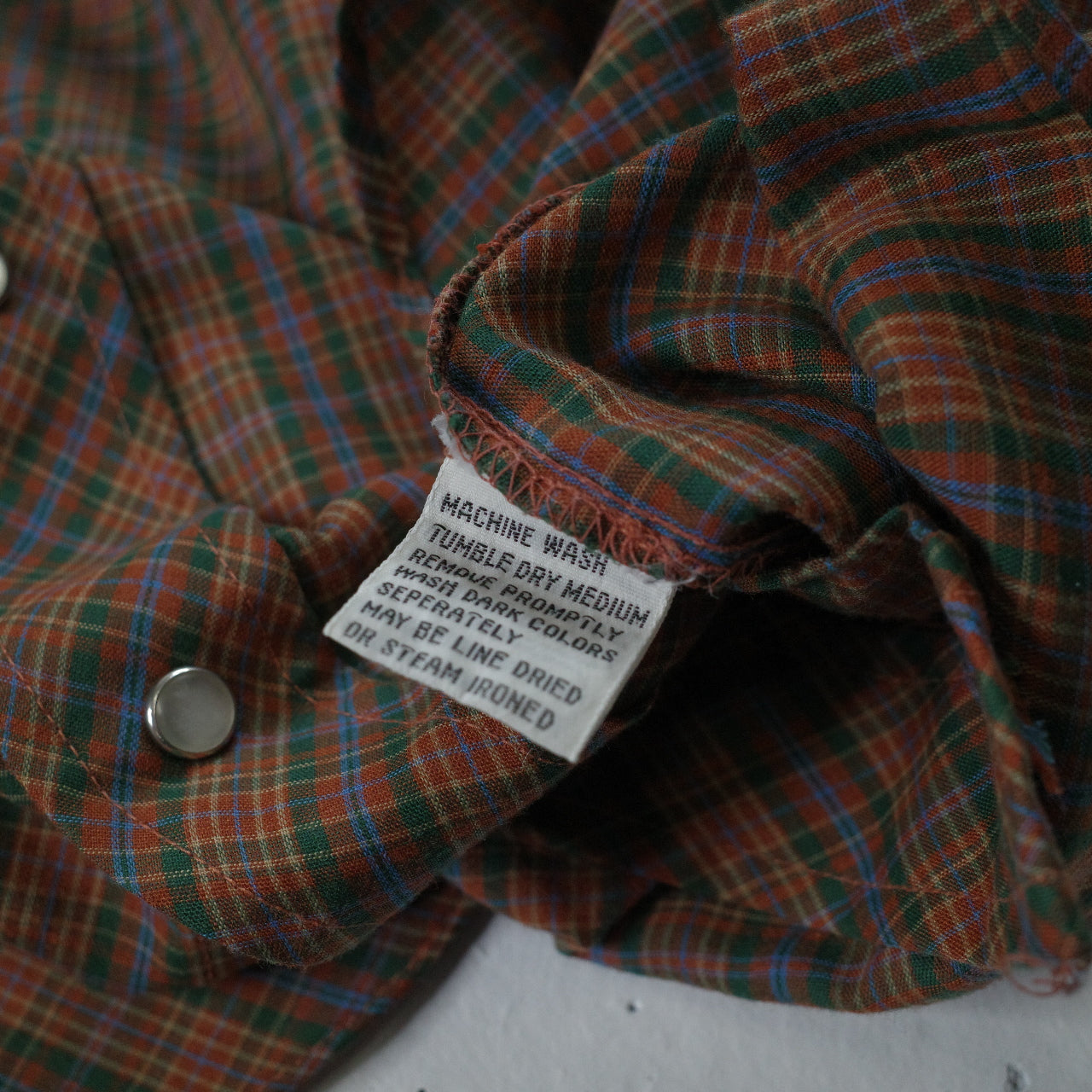 Vintage Ranchaire Pearl Snap Button Long Sleeve Shirt Mens XL