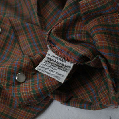Vintage Ranchaire Pearl Snap Button Long Sleeve Shirt Mens XL