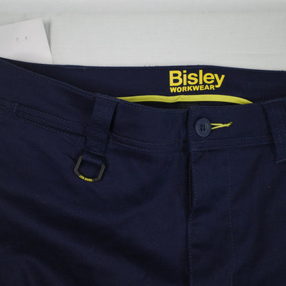 Bisley BPC6008T Mens Hi-Vis Taped Biomotion Stretch Cotton Cargo Pants 84L/33L