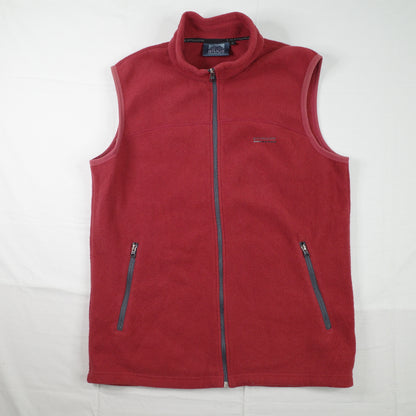 Vintage Kathmandu Altica Technologies Vest Mens M Red Full Zip Fleece Jacket