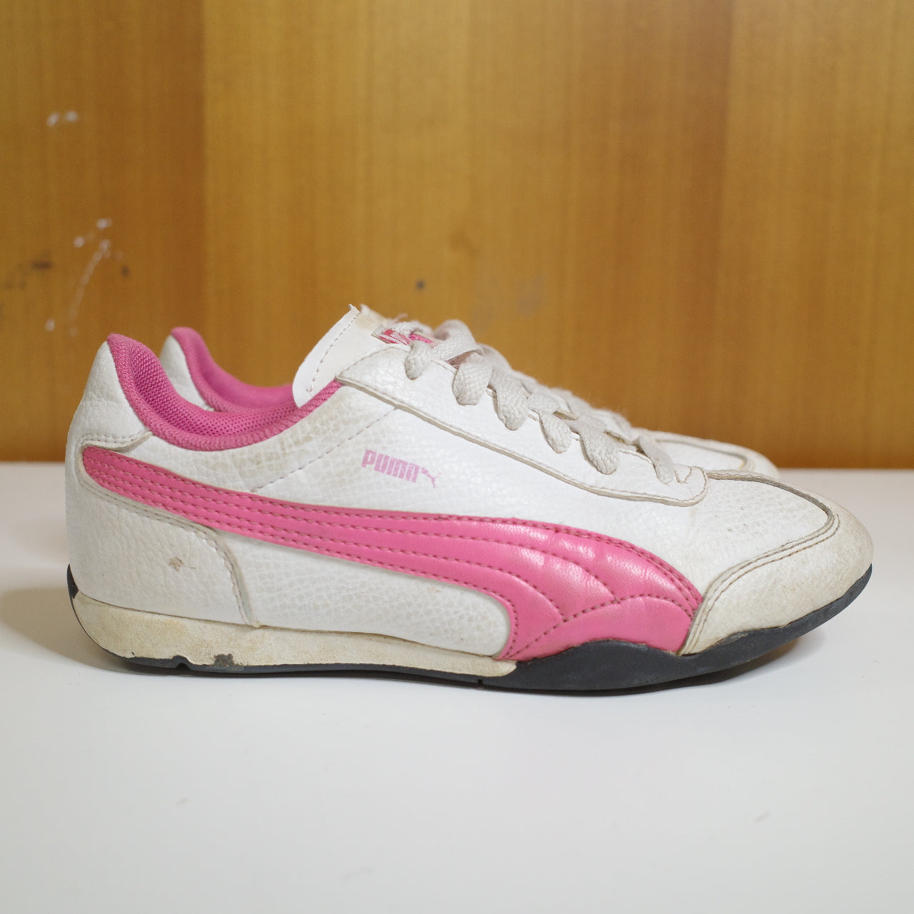 Vintage Puma Speedcat White Pink Womens Shoes 352984-06 UK2