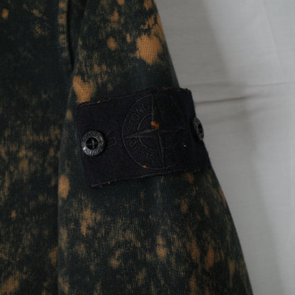 Stone Island OVD Acid Wash Black Sweatshirt Crewneck Mens Medium NWT