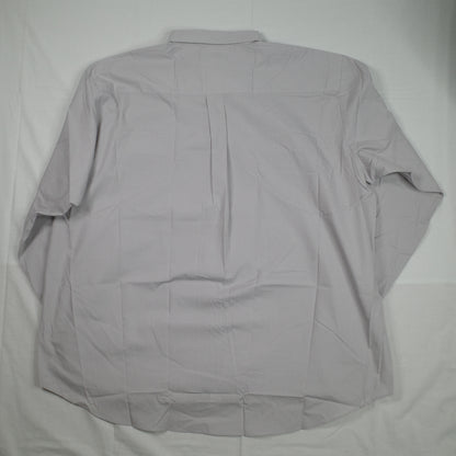 Hard Yakka Y07590 Permanent Press Poly Cotton Shirt Long Sleeve Beige Mens 5XL