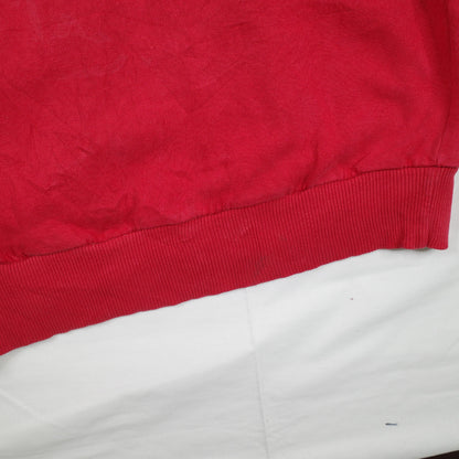 Dickies Red Hooded Jacket Mens Large