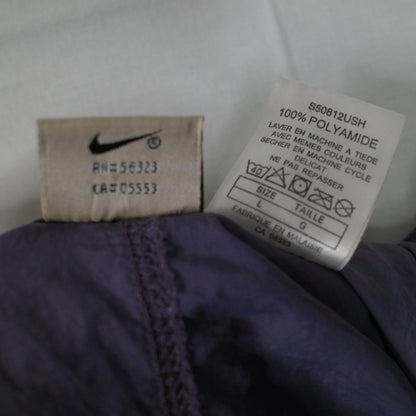 Vintage Nike ACG Purple Maroon Packable Windbreaker Jacket Mens Large FITS XL