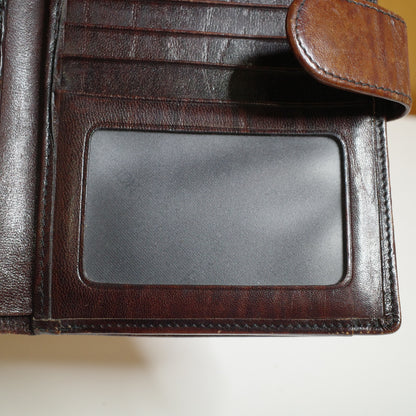 Vintage Oroton Leather Medium Grain Made In Australia Wallet Rectangle