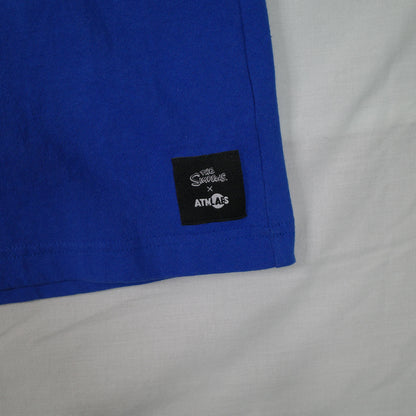 The Simpsons Atmos Lab 2020 Capsule Collection Blue T-Shirt Mens Medium
