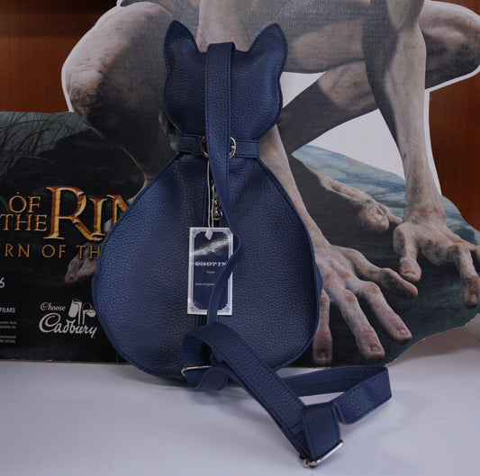 New Chopin Roma Navy Cat Bag Backpack Italy Rhinstone Bag