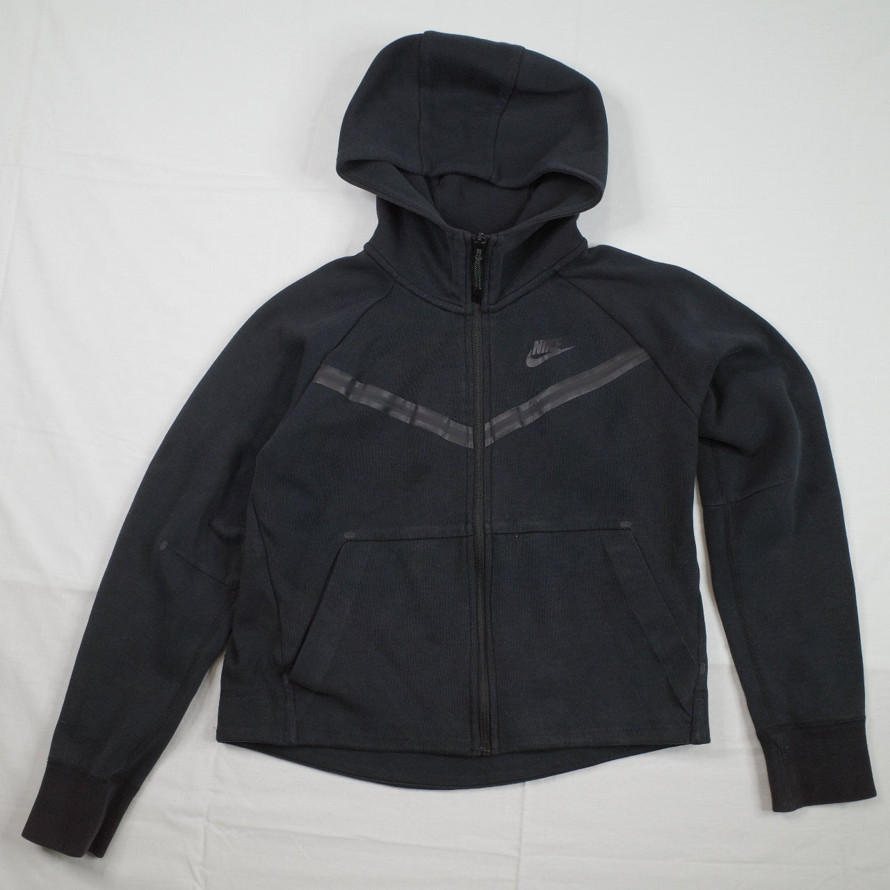 Nike Tech Fleece Jacket Womens XS Black Full Zip