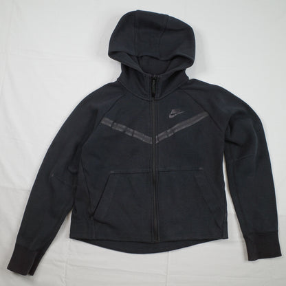 Nike Tech Fleece Jacket Womens XS Black Full Zip