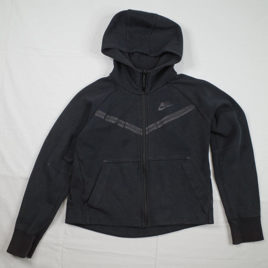 Nike Tech Fleece Jacket Womens XS Black Full Zip