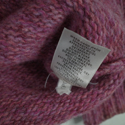 Country Road 100% Wool 1/4 Zip Knit Pink Womens Medium