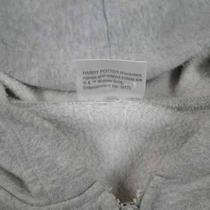 Wizarding World Universal Japan Harry Potter Hogwarts Zip Up Hoodie Grey Medium