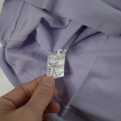 Vintage Lacoste Polo Shirt Lavender Purple Short Sleeve Mens Size 4 Medium
