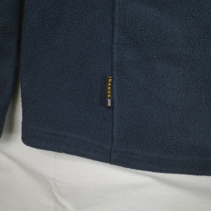Jack Wolfskin Fleece Mens Medium Blue Nanuk 200 Paw Logo Jacket