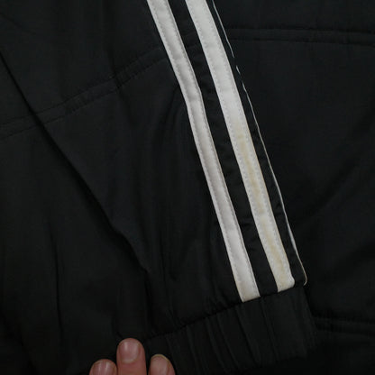 Vintage Adidas Puffer Jacket Size XL Blue Black Reversible 90s Y2K