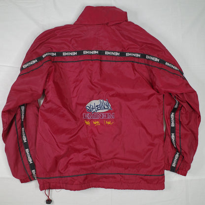 Eminem Slim Shady Maroon Full Zip Shell Jacket Women's 14