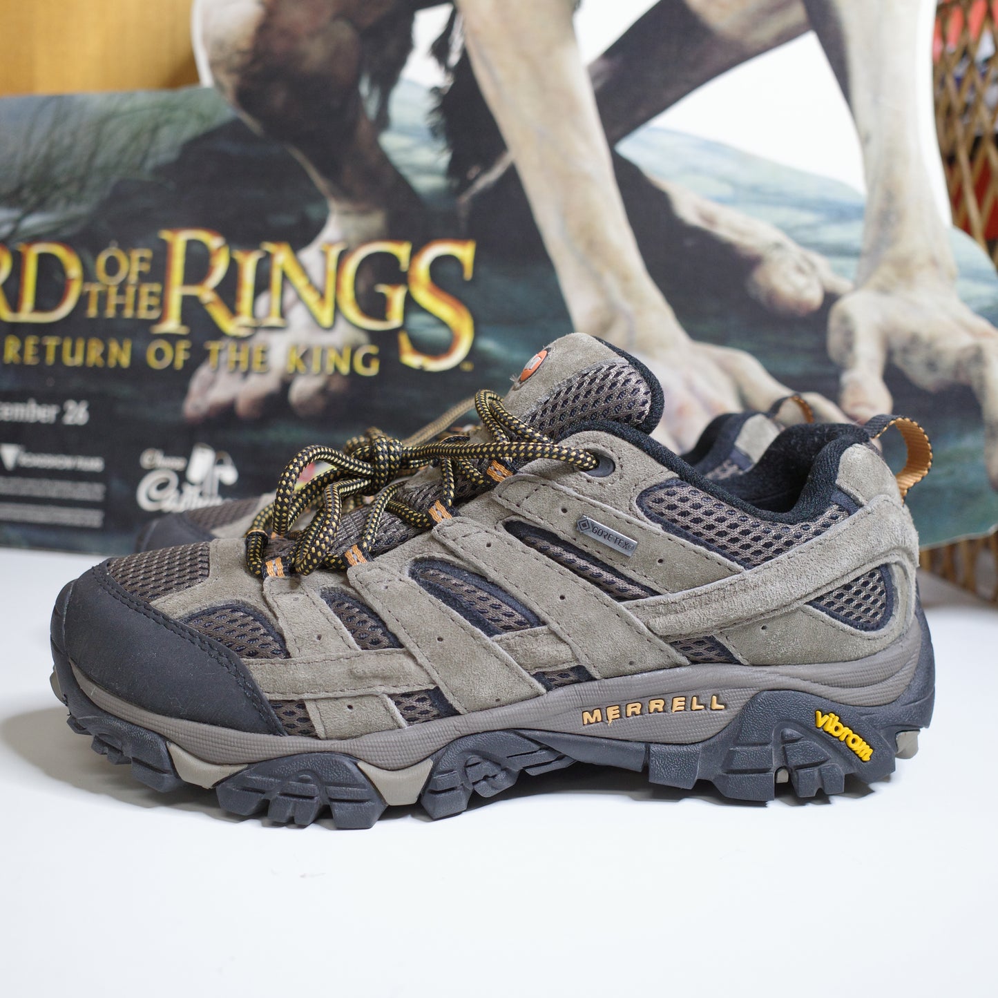 Merrell Moab 3 Vent Walnut Hiking Boot Shoe Men's US 7 UK6.5 Vibram Like New