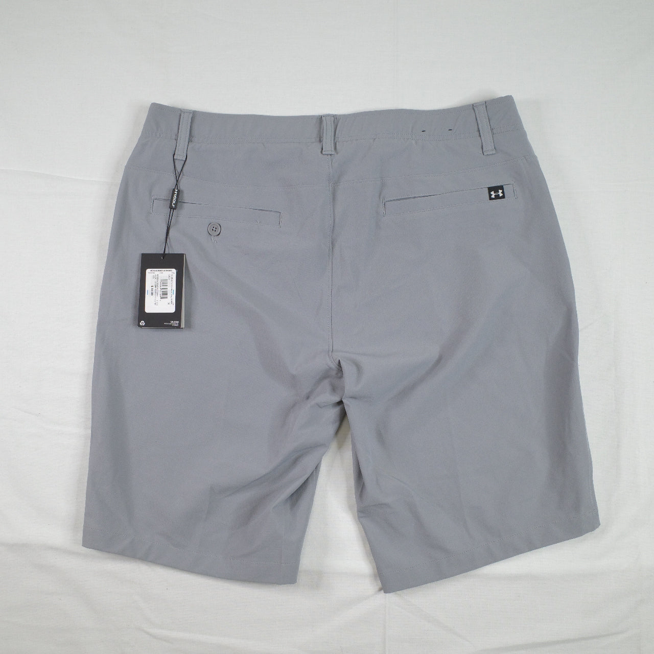 Under Armour Men Drive Tapered Shorts Size 36 UA Golf Water Repellent Grey New