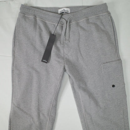 Stone Island Grey Active Track Pants Cotton Sweatpants Mens XL NWT missing badge