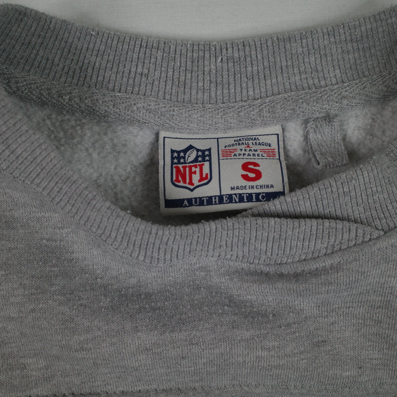 Steelers NFL Pittsburg Team Apparel Grey Crewneck Women's Small