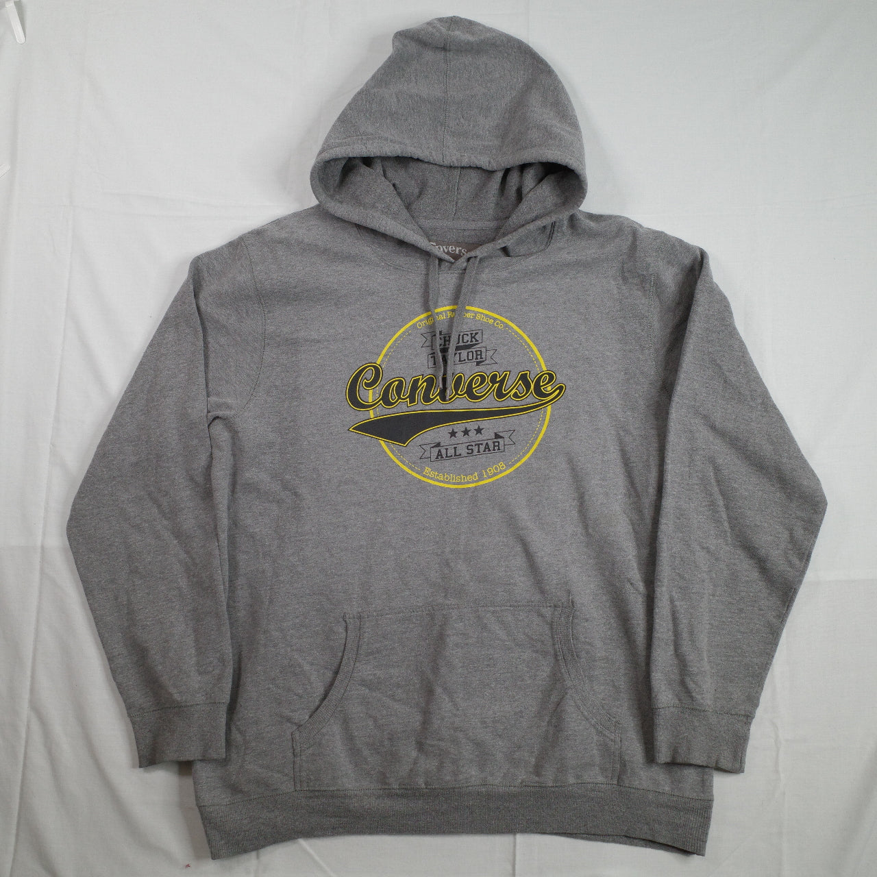 Vintage Converse Chuck Taylor Grey Hoodie Mens 2XL