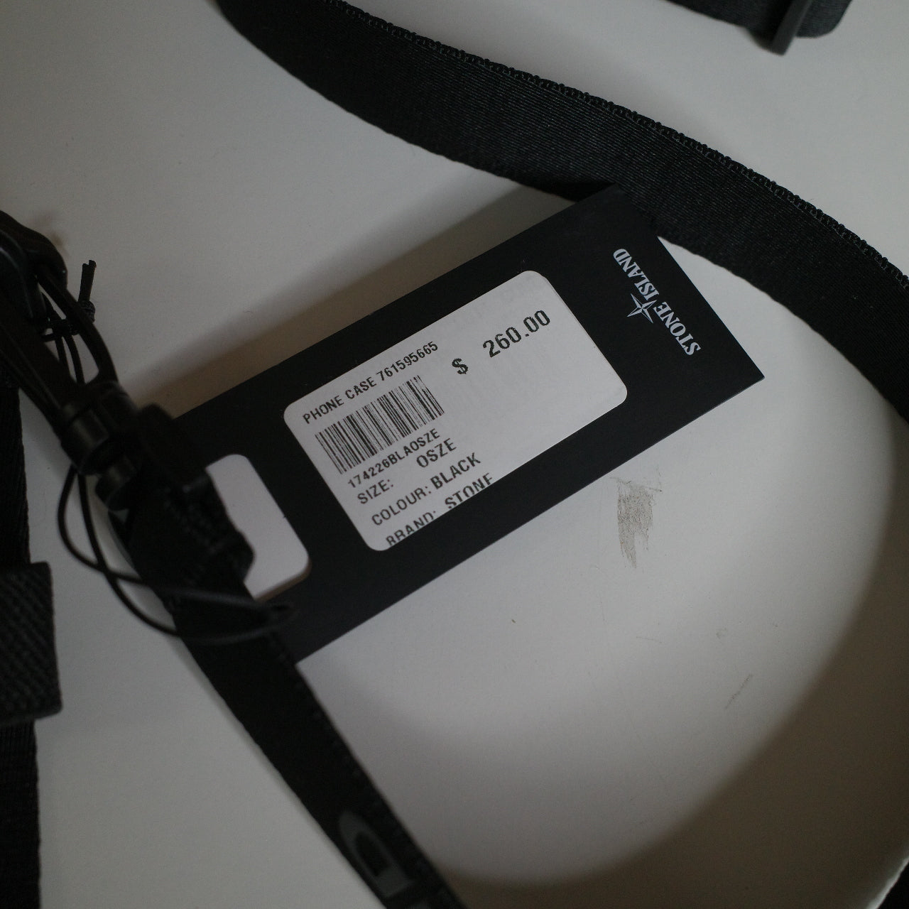 Stone Island Unisex Phone Webbed Case Noir